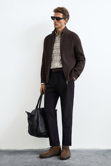 Ardan Men's Cardigan Brown