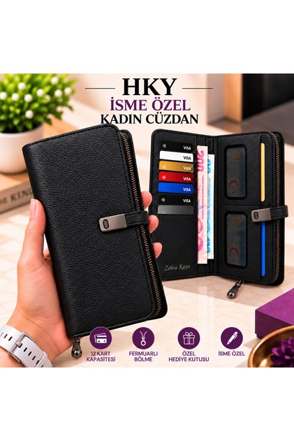 Çok Kullanışlı Büyük Boy Kadın Cüzdan