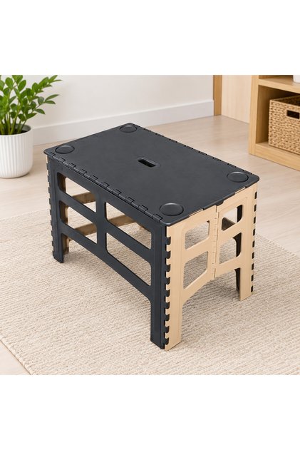 "Safari" folding (folding) picnic table with cup holder (70×45 cm)