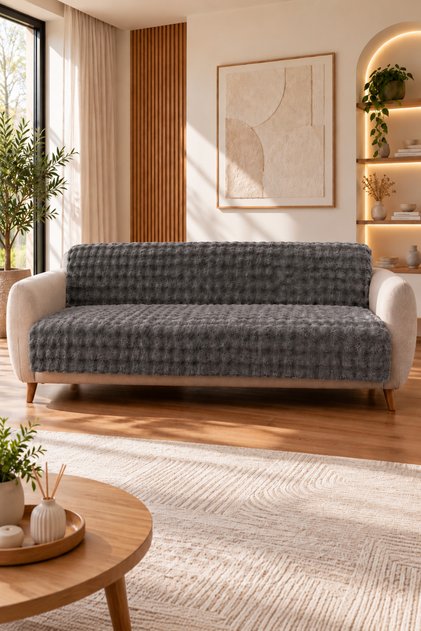 Bubble Sofa Cover | 175X215 cm | Non-Slip, Soft Texture, Durable | Modern & Stylish Design