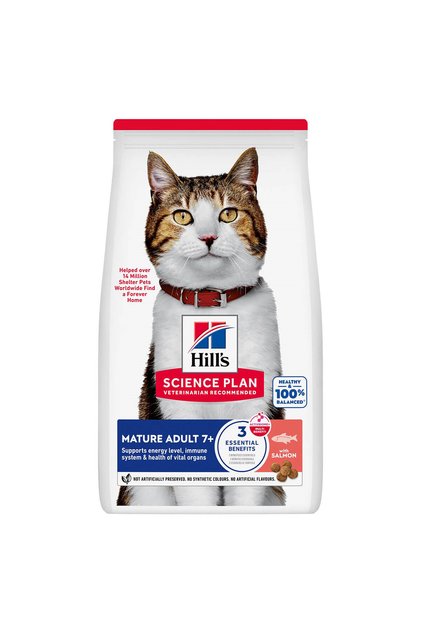 Hills Ma ture Somon Balıklı Yaşlı Kedi Maması 1,5Kg