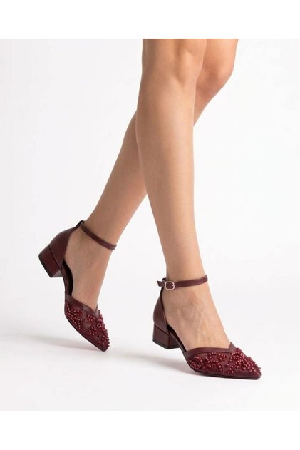 Mabeyn, Lace Embroidered over Mesh, Closed Back, Open Sides, Evening Dress Shoes