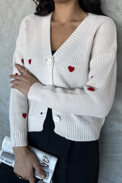 Embroidered Knitwear Cardigan