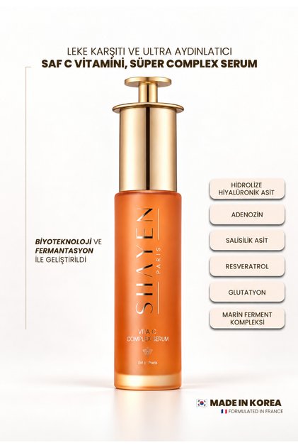 Brightening, Skin Tone Equalizing Vitamin C | Anti-Stain | Moisturizer - Vita C Complex Serum - 30 ml