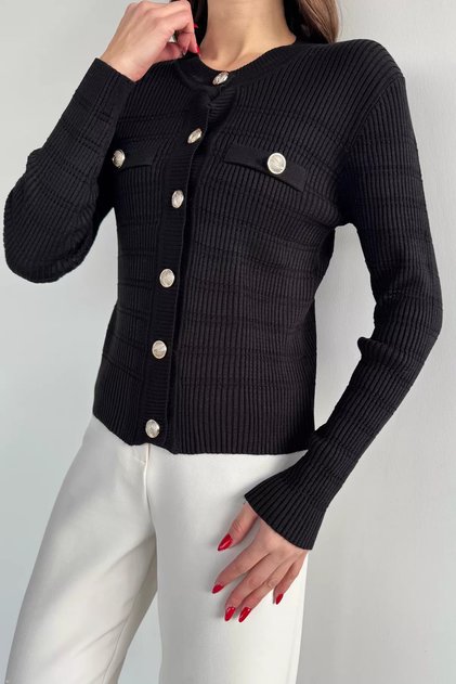 Women's Buttoned Knitwear Cardigan (Available in Sizes S-M-L)