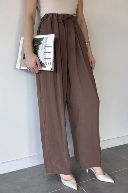 Perry Women's Elastic Waist Loose Cut Trousers