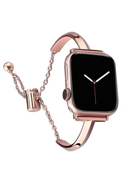 42mm 44mm 45mm 49mm rose gold Luxury Watch Band for Apple Watch Series 10 9 8 7 41 45mm 6 Se 5 4 Wom