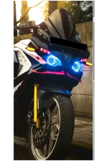 Bajaj Pulsar Rs200 Buz Mavi Angel Eyes Halka Uyumlu