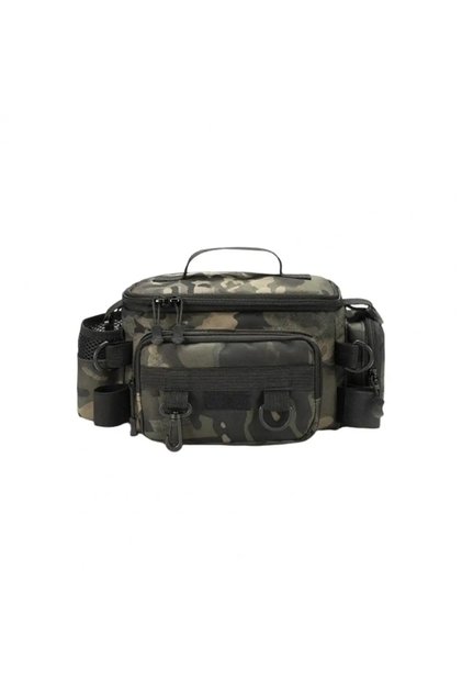 army green Fishing Tackle, Shoulder Bag, Storage Bag, Portable Fishing Rod Holder, Outdoor Sports Ba
