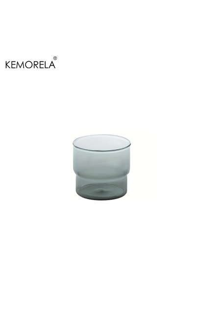 201-300 مل B KEMORELA 290 مل كوب زجاجي للقهوة على شكل أوريجامي مقاوم للحرارة أدوات شرب عتيقة Smoot