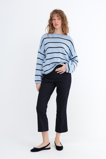 Elastic Waist Trousers Pn1446
