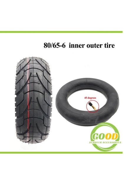 80 65-6 a set 45D 80/65-6 Tires Inner Tube Outer Tyre 10x2.50/3.0 Upgrade Parts for Kugoo M4 Quick 3