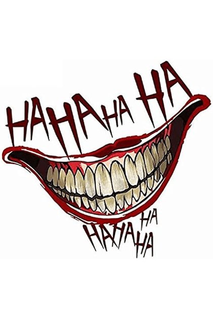 14x14CM A Clown Mouth HAHAHA Graffiti Stickers for Jeep Car Truck Van SUV Motorcycle Window Wall Cup