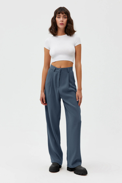 Premium Lowry Wide Leg Palazzo Woven Trousers