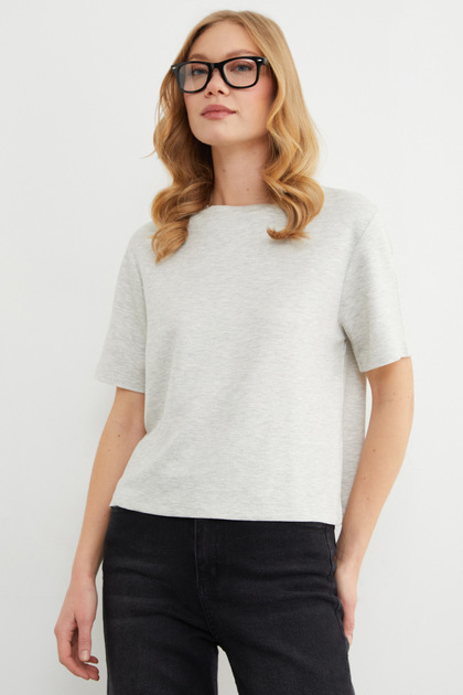 Basic Crew Neck Modal T-Shirt