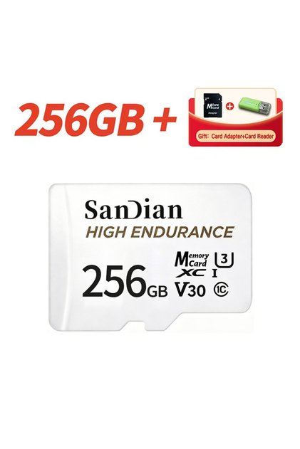 256GB High Endurance 128GB 256GB V30 C10 Original Micro TF SD Card For Dash Camera Car CCTV Home Sec