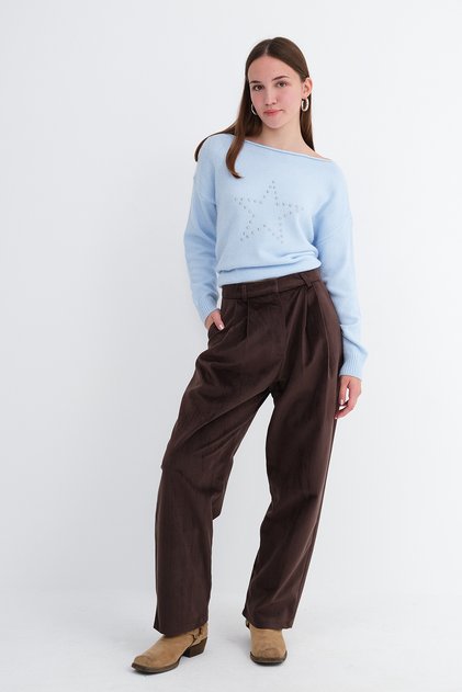 Pleated Front Trousers Pn02812