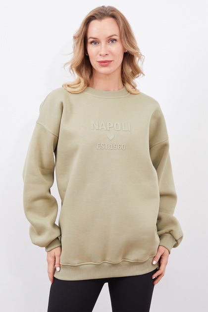 Napoli Printed Oversize Sweatshirt