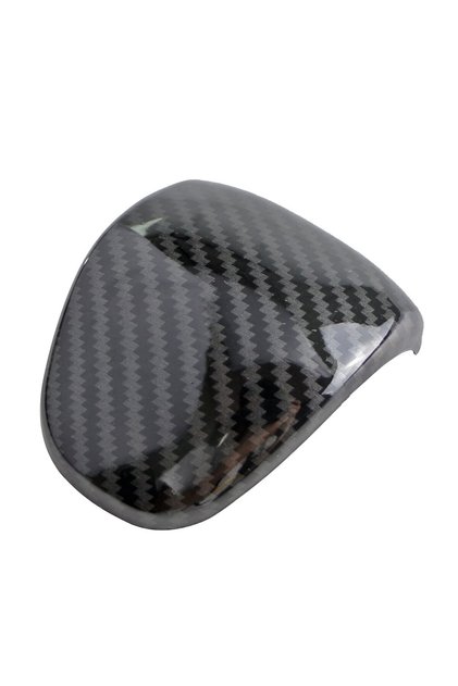 carbon fiber black Car Gear Shift Knob Cover for Kia Forte K3 2019 2020 2021 AT Gear Head Shift Coll