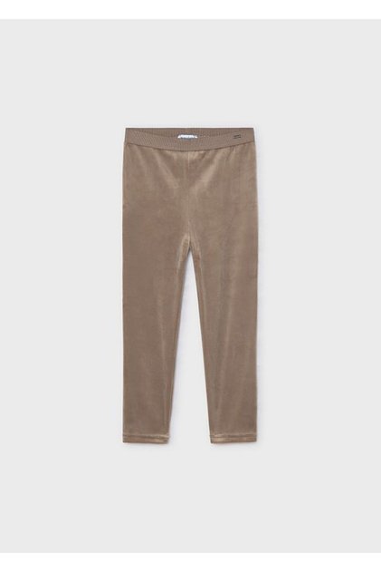 Girl's Basic Velvet Tights Brown 712