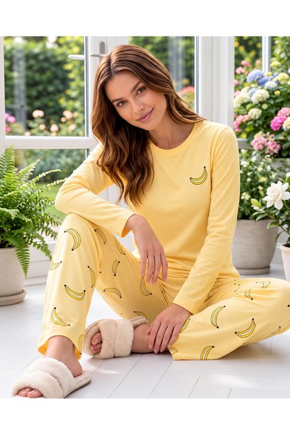 Lana Patterned Pajama Set