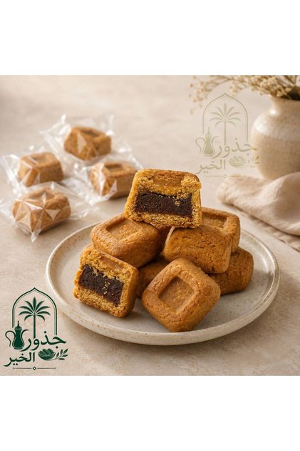 مكعبات الحليب المحموس بالتمر