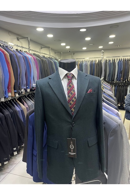 Wool Winter Cashmere-Flannel Thick Men's Jacket