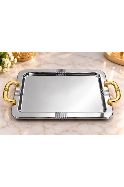 Serving Tray Two Colors Single Large with Handle