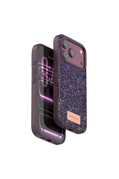 Onegif Apple iPhone 18 Pro Max Bright Silvery Cover - Burgundy
