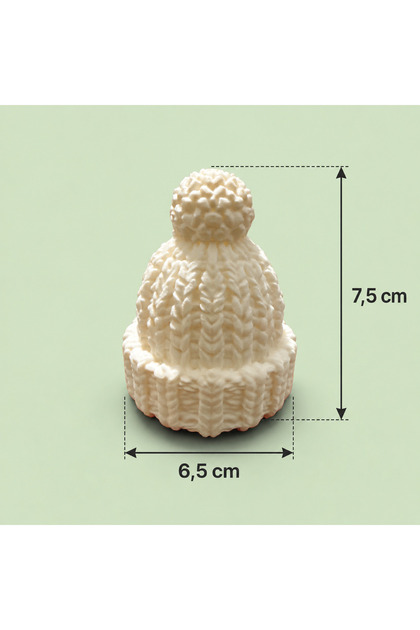 Matriță de silicon - Căciulă tricotată v2