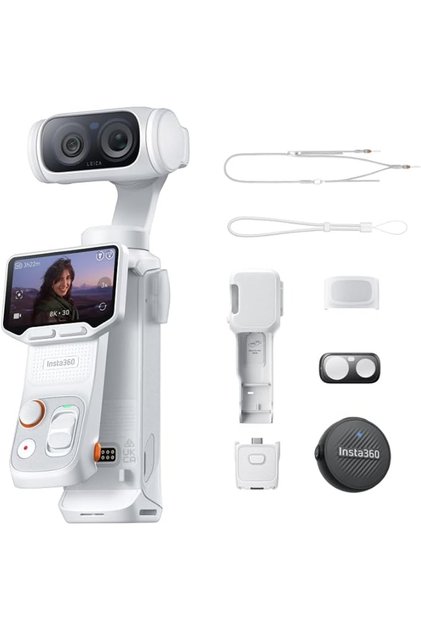 Luna Ultra Vlog Bundle - 8K Dual-Lens Leica Vlogging Camera, White