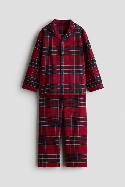 Pamuklu Flanel Pijama Takımı