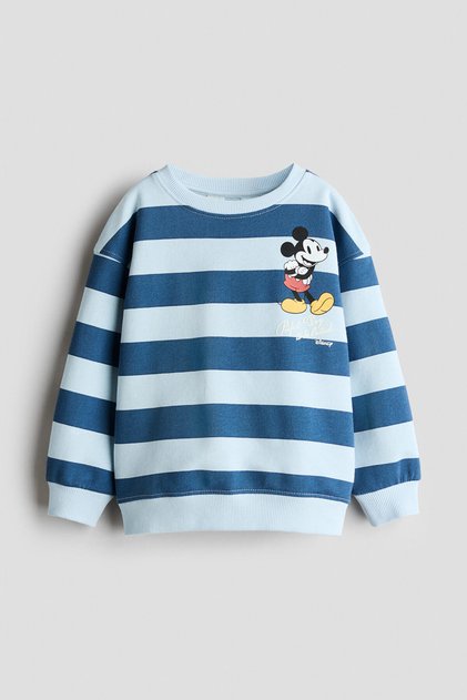 Baskılı ve İçi Tüylü Sweatshirt