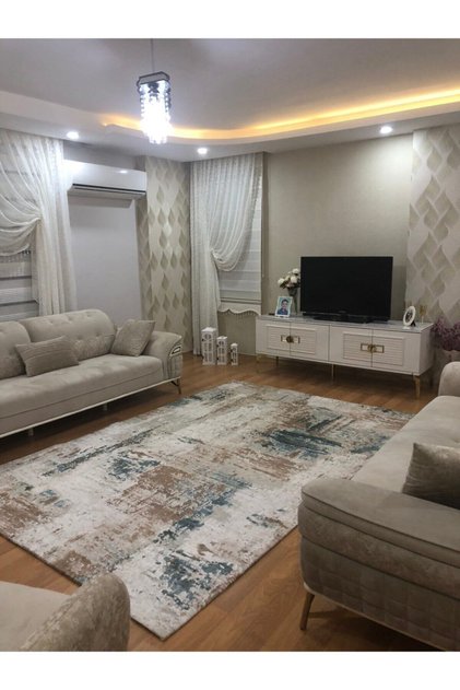 zirvetedarik Velvet Fabric Elastic Rug Cover