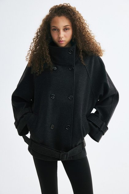 Keçeli Oversize Ceket