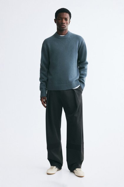 Yün Kazak Relaxed Fit