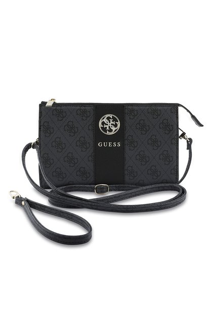 Original Licensed Women's Bag 4g Patterned Metal Logo Shoulder Strap Handbag Black