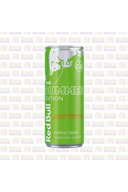 ريد بول مشروب طاقه الطبعة الصيفية مع طهم كوروبا وزهرة البيلسان مستوردred bull