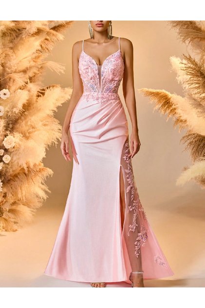 Rochie lunga, Roz