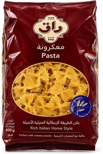 معكرونة فارفيلا من قمح الدوروم 100%، 400 جرام