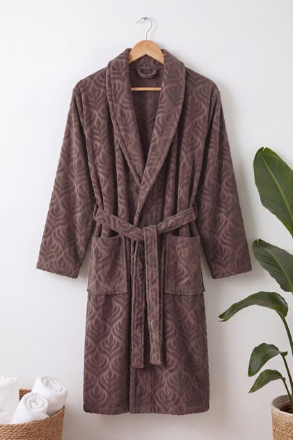 Paris Şalyaka Women's - Men's Bathrobe |   Unisex Bathrobe - Dressing Gown |   Water Absorbent - 100% Cotton