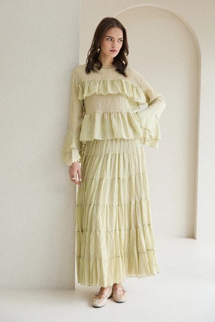 Tulle Layered Skirt 32-2799