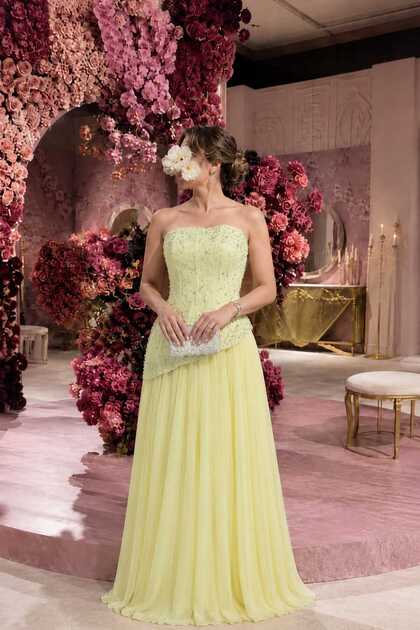 Light Yellow Long Dress