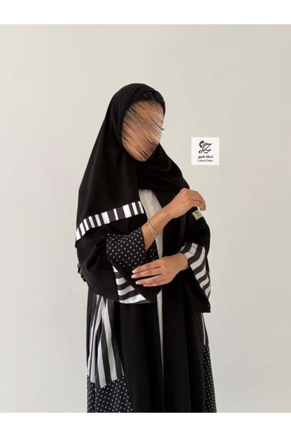 Abaya Mehari with Kupra Kluh Fabric and Trendy Color Inclusions
