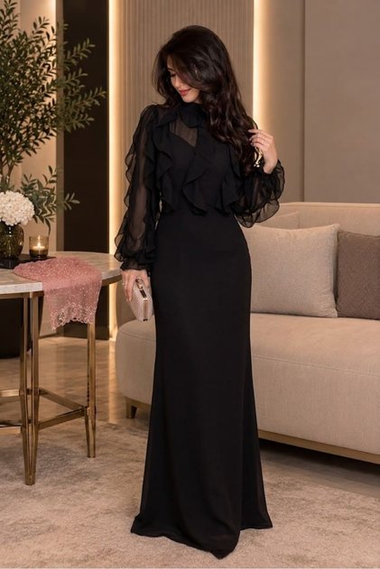 فستان ميار الاسود