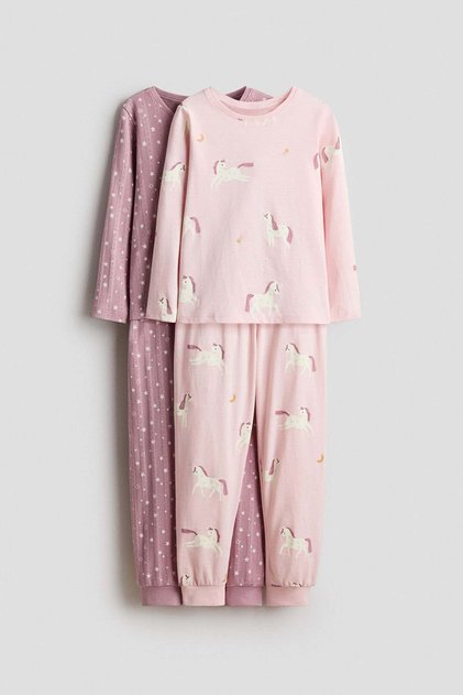 2-pack cotton pyjamas