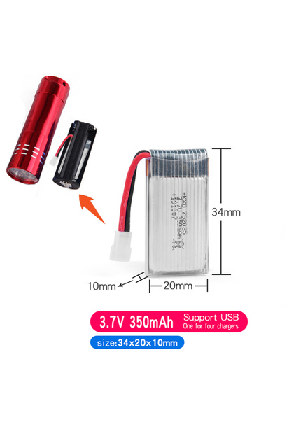 USB Type-C 2pcs 350mAh Rechargeable Liion Battery 3.7V 500mAh 300mAh 250mAh 160mAh RC Aircraft For R