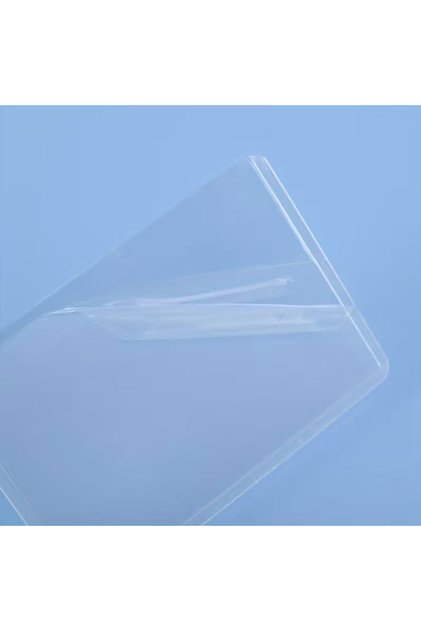 Side opening 10-Pack of White Transparent Card Sleeves, Photo Card Protectors, 35PT Thick Card Sleev