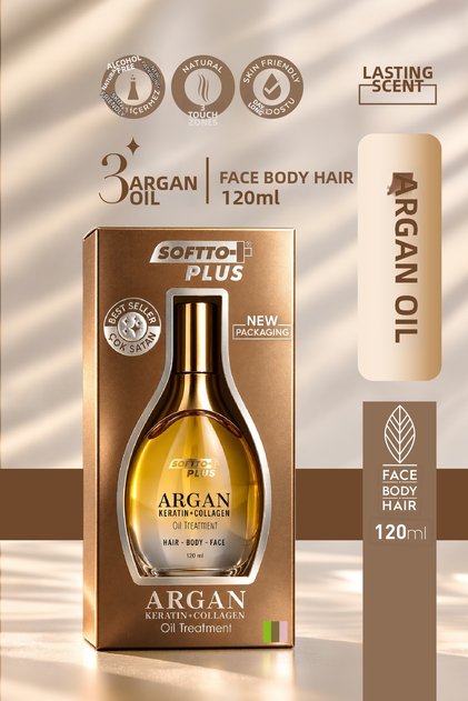 Hair Body and Skin Care Oil with Argan Content 120 ml