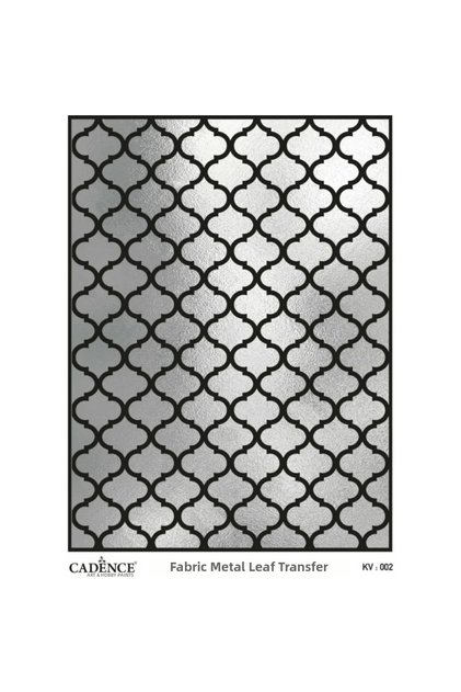 Kv002 Silver Foil Fabric Transfer Paper 30X42Cm